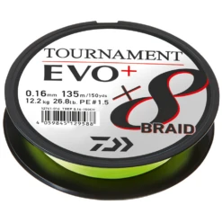 Daiwa Tournament EVO+ X8 Braid Chartreuse 0,14mm