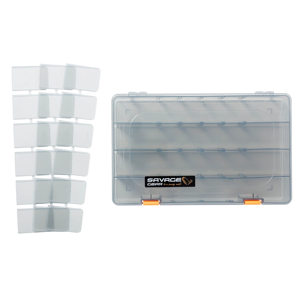 Savage Gear Lurebox 6B Smoke (36X22.5X5CM) 1 Savage Gear Lurebox 6B Smoke (36X22.5X5CM)