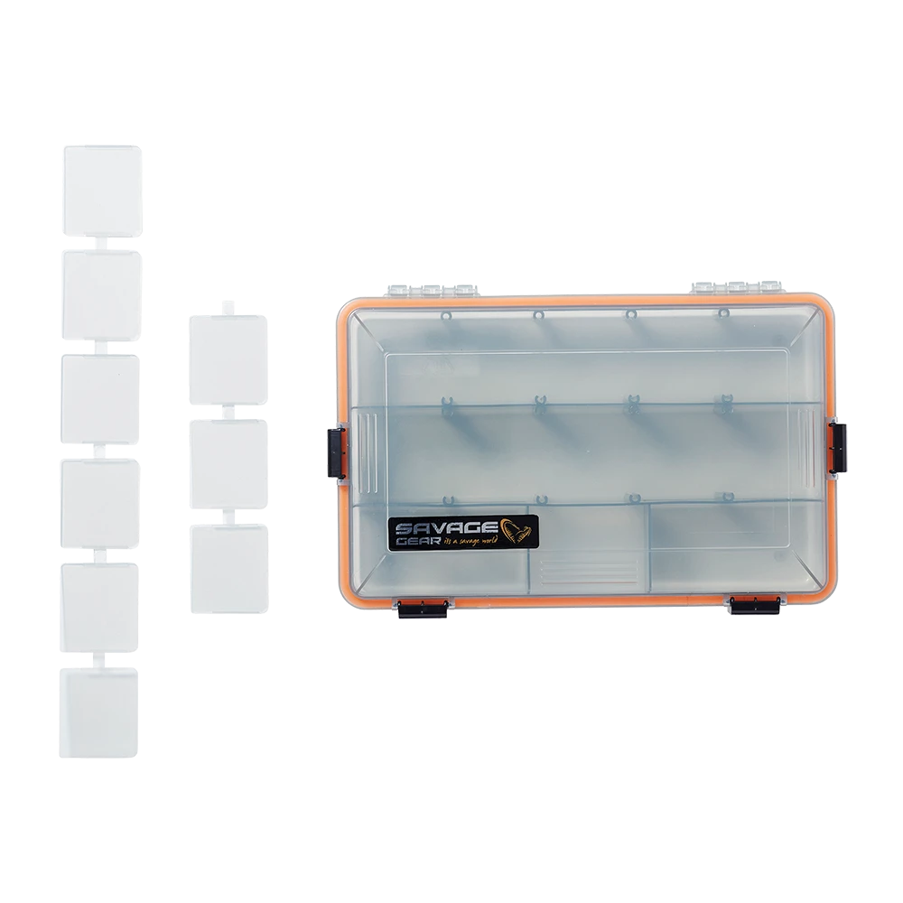 Savage Gear WP LUREBOX 4B SMOKE 27.5X18X5CM 2 Savage Gear WP LUREBOX 4B SMOKE 27.5X18X5CM - Afbeelding 2