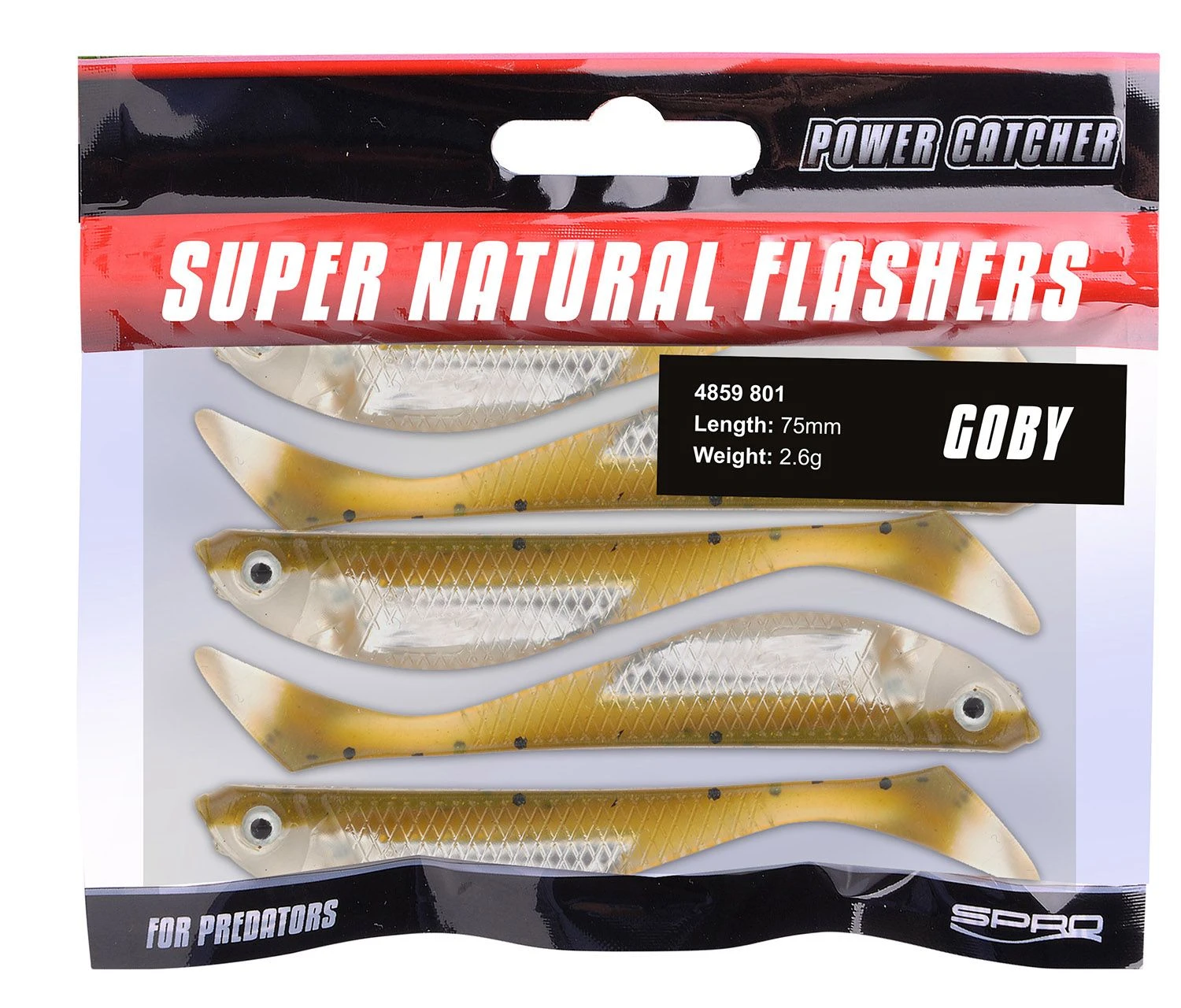 PowerCatcher Natural Flashers Goby 7,5 Cm 2 PowerCatcher Natural Flashers Goby 7,5 Cm - Afbeelding 2