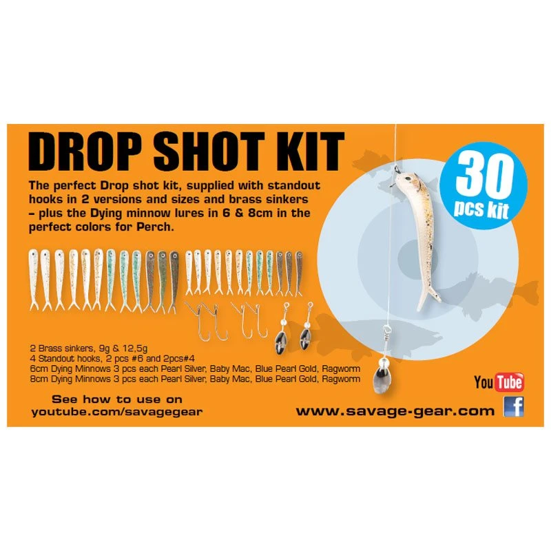 Savage Gear Drop Shot Kit 30 Pcs 1 Savage Gear Drop Shot Kit 30 Pcs