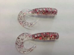 Delalande KING 3 Cm Transparant Red Glitter