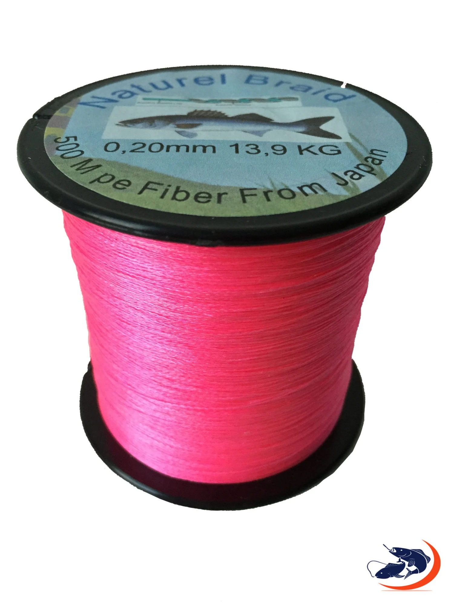 Naturel Braid Pink 500 Meter 0,14mm 2 Naturel Braid Pink 500 Meter 0,14mm - Afbeelding 2