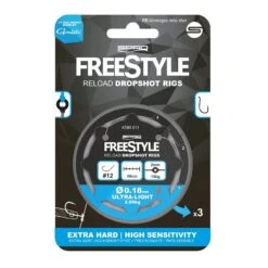 Spro Freestyle Reload Dropshot Rig (3 Stuks ) Size 12