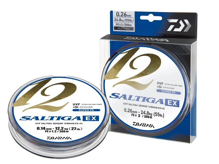Daiwa Saltiga 12 Braid 0,14mm (12,2kg) 1 Daiwa Saltiga 12 Braid 0,14mm (12,2kg)