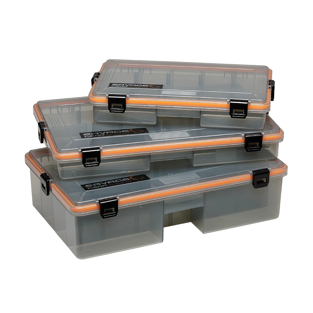 Savage Gear WP LUREBOX 4B SMOKE 27.5X18X5CM 1 Savage Gear WP LUREBOX 4B SMOKE 27.5X18X5CM